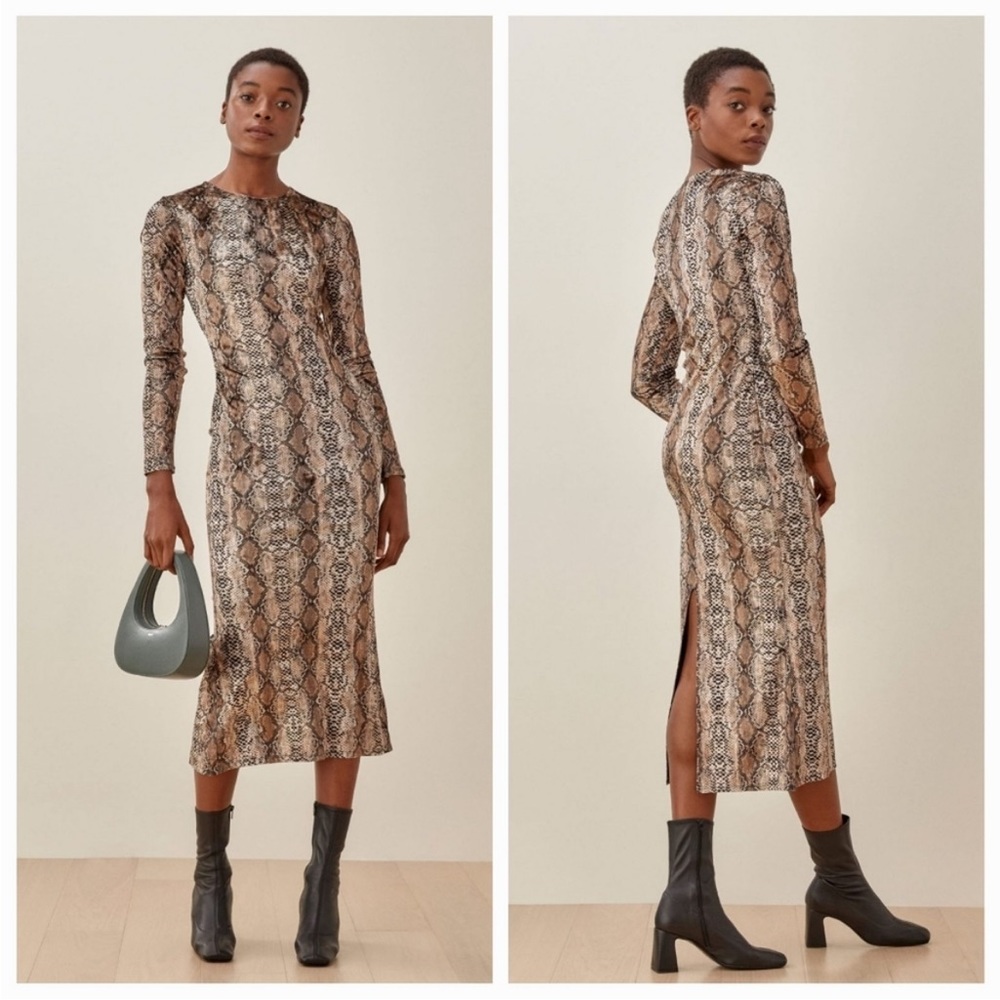 NWT Reformation Davey Dress size XS color Animalia